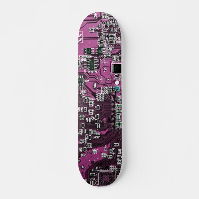 Skateboard Placa de circuito púrpura del conjunto del circuit (Anverso )
