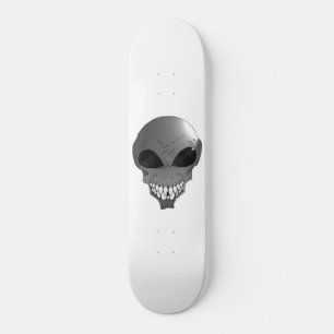 Skateboard Placa de esquí alienígena gris