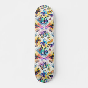 Skateboard Placa de esquí de fondo para mariposa inspirada en