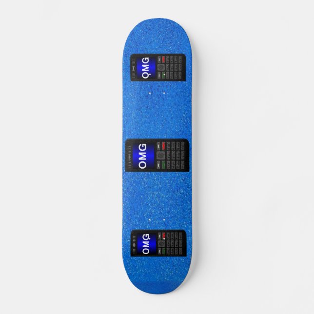 Skateboard Placa de esquí OMG (Anverso)
