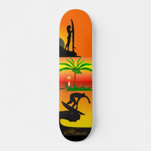 Skateboard Placa de esquí Palm Tree