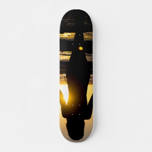 Skateboard Placa de esquí Sunset Silhouete