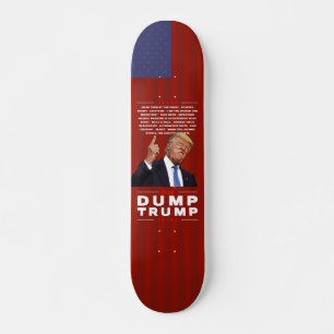 Skateboard Placa de ilustracion Trump 2020