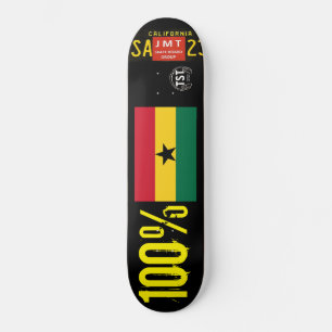 Skateboard Placa de patinaje 100% JMT USA para GHANIA
