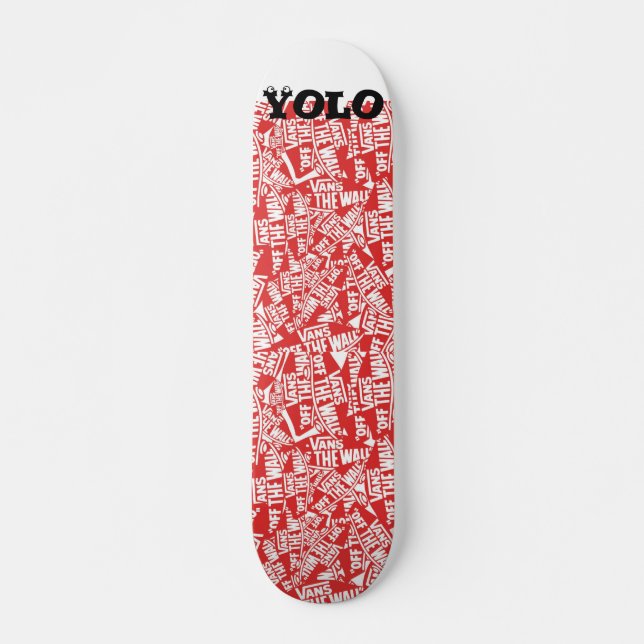 Skateboard Placa de patinaje, 77/7" Deck Vans Yolo (Anverso )