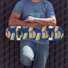 Skateboard Placa de patinaje con el nombre del patrón del per