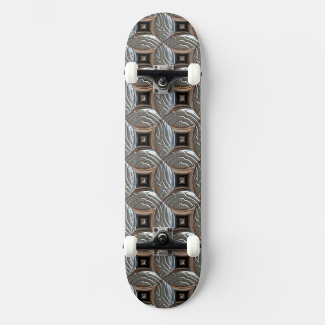 Skateboard Placa de patinaje con grabado 7 (Anverso)