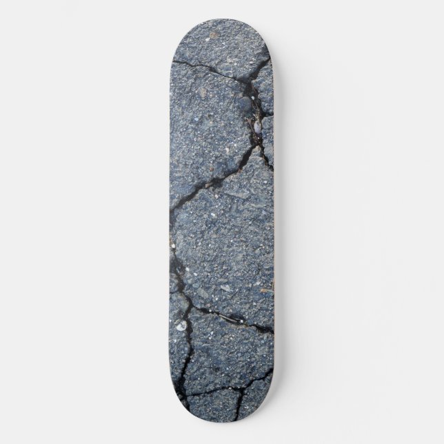 Skateboard Placa de patinaje "Cracking Pavement" (Anverso)