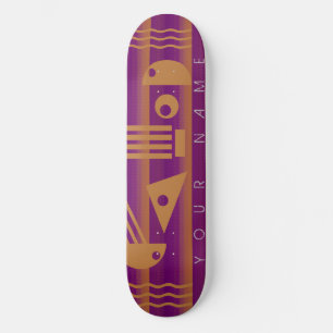 Skateboard Placa de patinaje de arce de rock duro personaliza