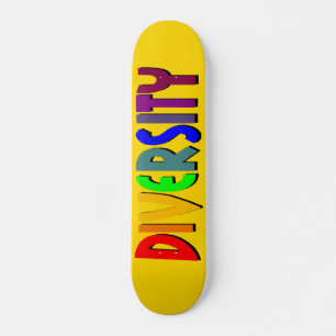Skateboard Placa de patinaje de diversidad (Oro Amarillo)