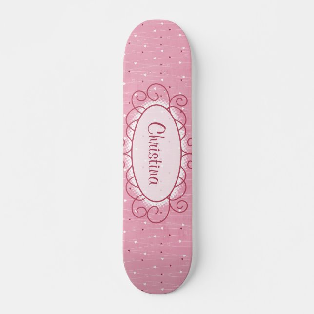 Skateboard Placa de patinaje de Hearts & Love Comp (Anverso )