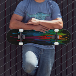 Skateboard Placa de patinaje de Long Paint 11v