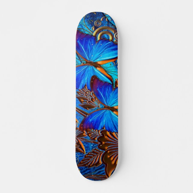 Skateboard Placa de patinaje de mariposa Art 35 (Anverso )