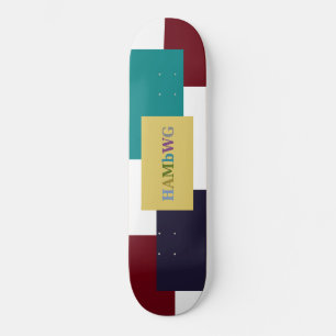 Skateboard Placa de patinaje gráfico HAMbWG - 4 colores de ar