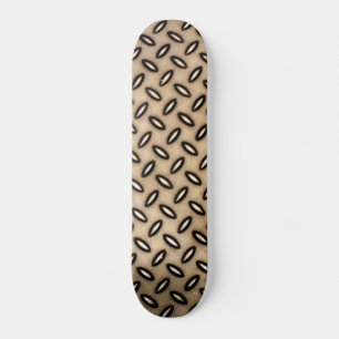 Skateboard Placa de patinaje metálico de bronce