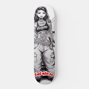 Skateboard Placa de patinaje para Chicas Inimical de Californ