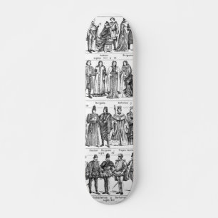 Skateboard Placa de patinaje para disfraces históricos