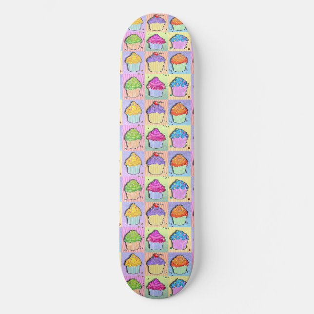 Skateboard Placa de patinaje para docenas de pasteles de pana (Anverso)