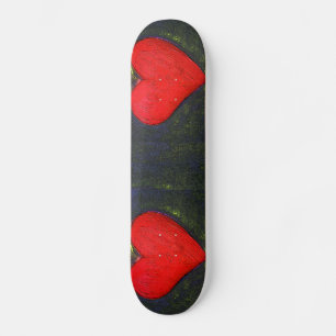 Skateboard Placa de patinaje para el corazón pintada