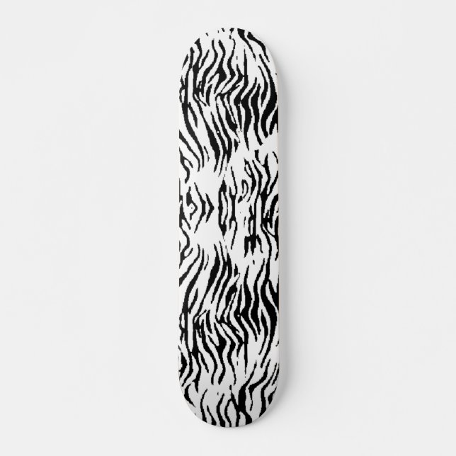 Skateboard Placa de patinaje para tigres blancos (Anverso )
