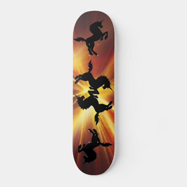 Skateboard Placa de patinaje para unicornio (Anverso)