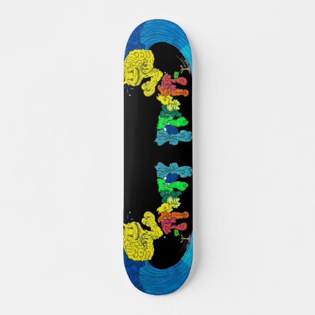 Skateboard Placa de patinaje Percentum Surf (Anverso )