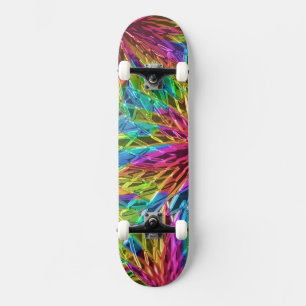 Skateboard Placa de patinaje PinWheel Glass Art 1