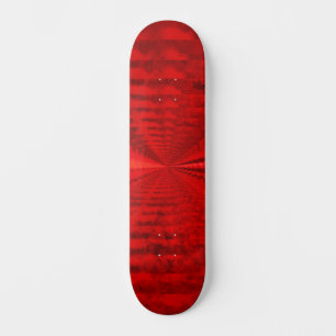 Skateboard Placa de patinaje rojo brillante resonante