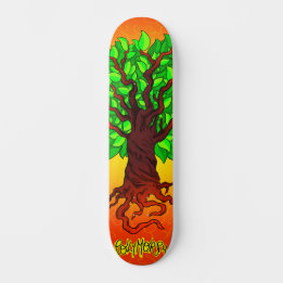 Skateboard Placa de patinaje sobre el árbol polimorfo