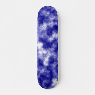 Skateboard Placa de patinaje sobre la Mármol Azul salvaje