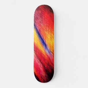 Skateboard Placa de patinaje sobre los colores abstractos del