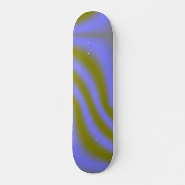 Skateboard Placa de patinaje sobre nubes fluorescentes (Anverso )