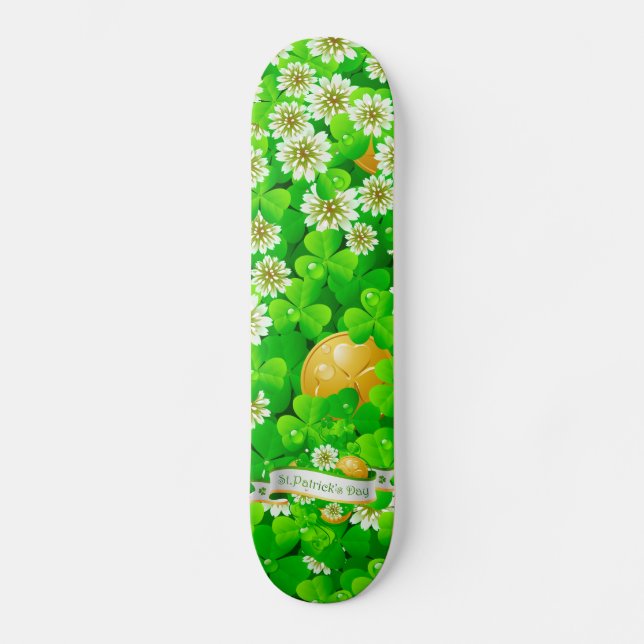 Skateboard Placa de patinaje St. Patrick's Day 20/21A (Anverso)