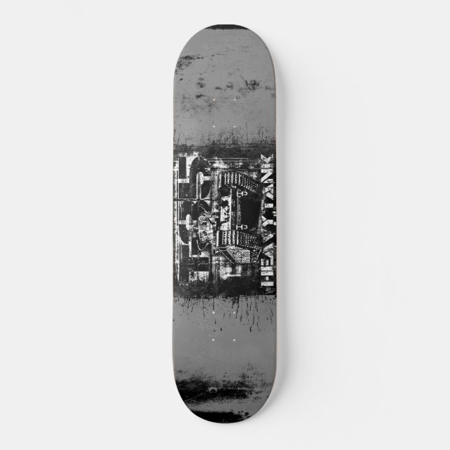 Skateboard Placa de patinaje T-35 8 de 1/8" (Anverso)