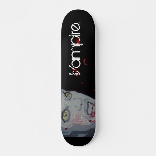 Skateboard Placa de patinaje 'Vampiro' (Anverso )