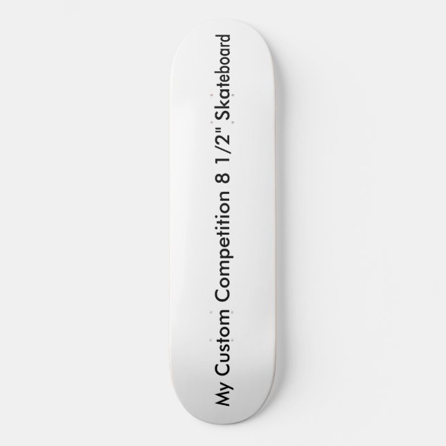 Skateboard Placa de personalizado 'Old Skool' 8 1/2" (Anverso)