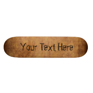 Skateboard Placa de Personalizar con tu texto o elimínalo
