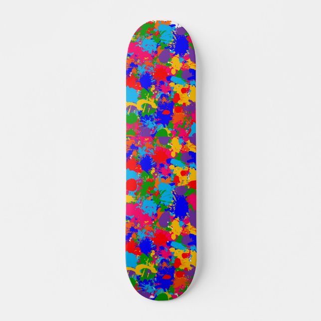 Skateboard Placa de pintura (Anverso )