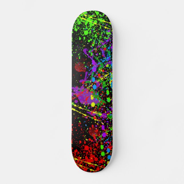 Skateboard Placa de pintura (Anverso)