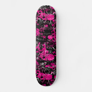 Skateboard Placa de pintura rosa
