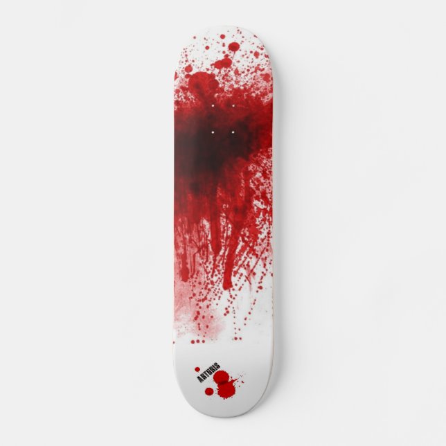 Skateboard Placa de sangre (Anverso)