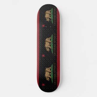 Skateboard Placa Diamante Negro de la República de California