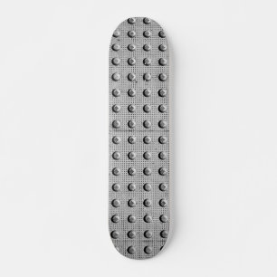 Skateboard Placa metalizado de carretera