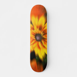 Skateboard Placa para patinar con piel borrosa de la flor ama