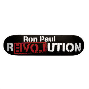 Skateboard Placa Ron Paul Revolution