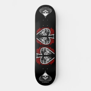 Skateboard Placa Skull Spades