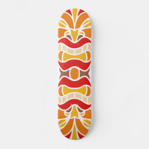 Skateboard Placa Tribal Tiki