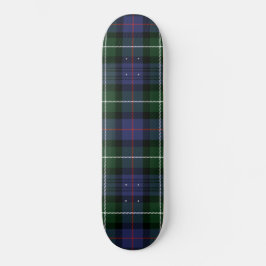 Skateboard Plaid Clan MacKenzie Purple Green Check Tartan