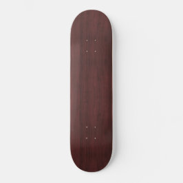 Skateboard planche à roulette bois acajou foncé