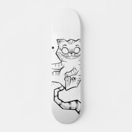 Skateboard Planche de skate chat du Cheshire Alice